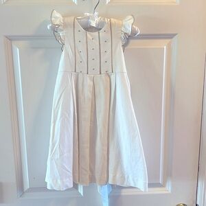 Edgehill Collection Sz 3T Ivory Linen Dress